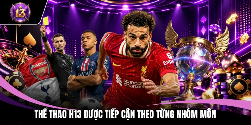 Thể thao H13 1 Thể thao H13 được tiếp cận theo từng nhóm môn
